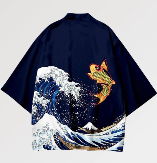 The Great Wave off Kanagawa Kimono